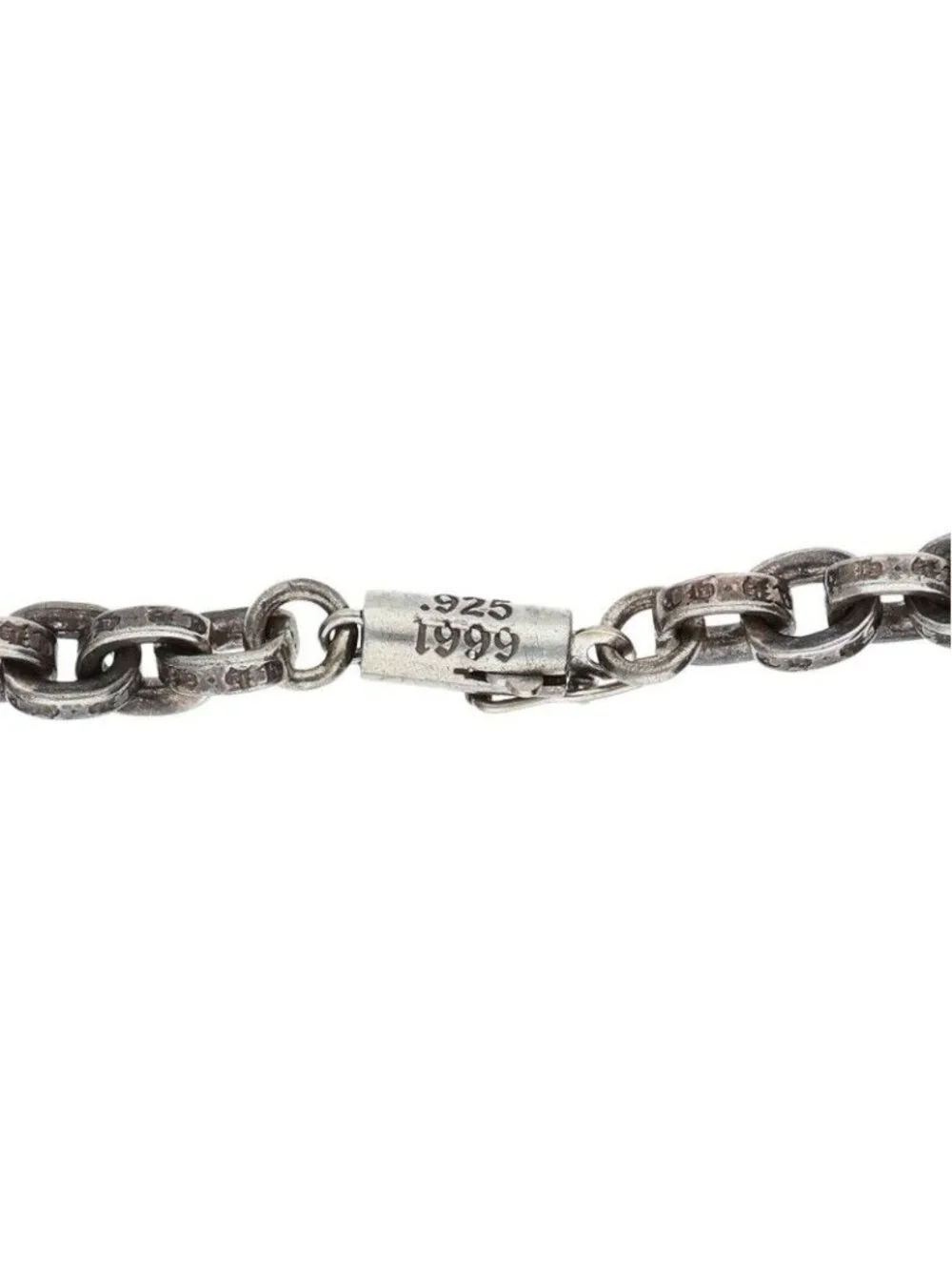 Chrome Hearts Paper Chain 20 Silver Necklace